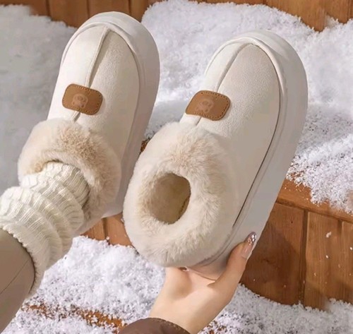 Chic women fur boots indoor - chic,